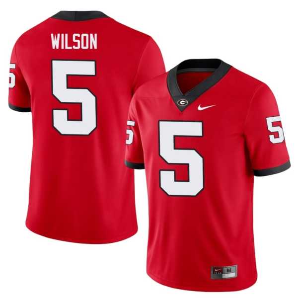 202520Raylen20Wilson20georgia20bulldogs20football20jersey20red.jpg