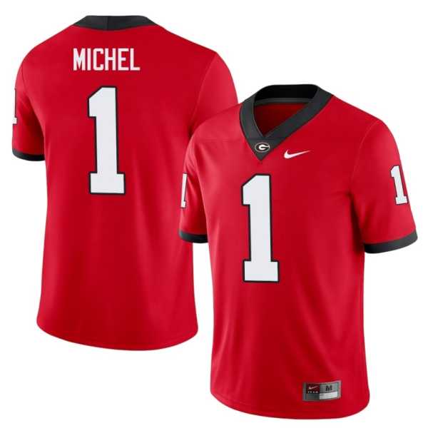 202620Sony20Michel20georgia20bulldogs20football20jersey20red.jpg
