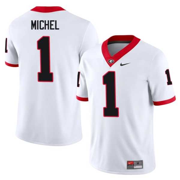 202620Sony20Michel20georgia20bulldogs20football20jersey20white.jpg
