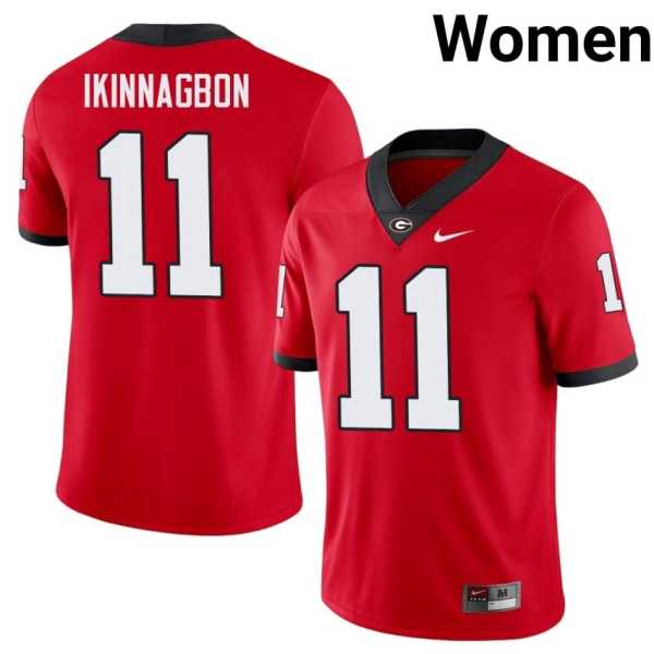 Women20202520Darren20Ikinnagbon20georgia20bulldogs20football20jersey20red.jpg