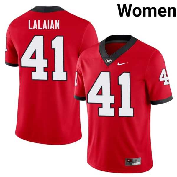 Women20202520David20Lalaian20georgia20bulldogs20football20jersey20red.jpg