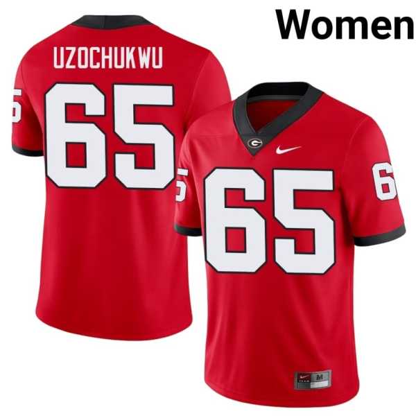 Women20202520Dennis20Uzochukwu20georgia20bulldogs20football20jersey20red.jpg