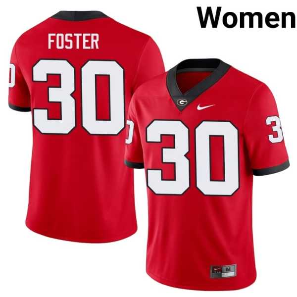 Women20202520Terrell20Foster20georgia20bulldogs20football20jersey20red.jpg