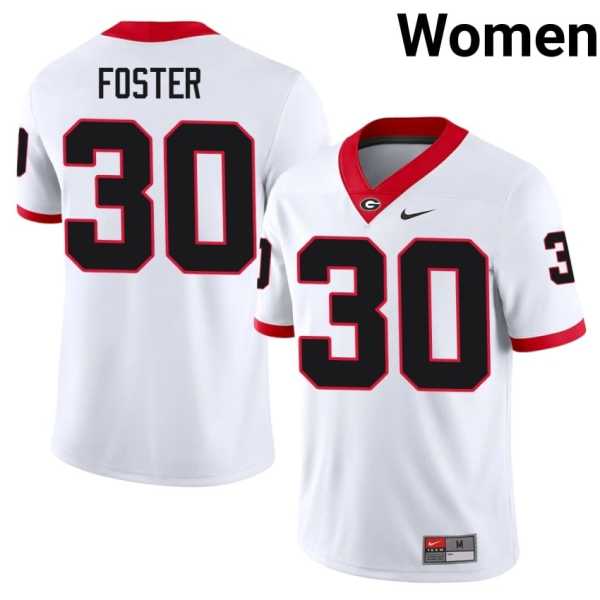 Women20202520Terrell20Foster20georgia20bulldogs20football20jersey20white.jpg
