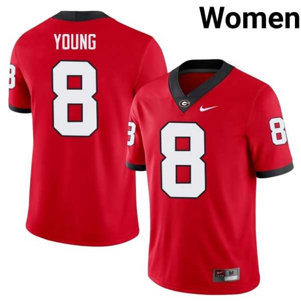 Women20202620Colbie20Young20georgia20bulldogs20football20jersey20red.jpg