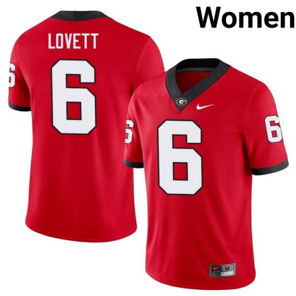 Women20202620Dominic20Lovett20georgia20bulldogs20football20jersey20red.jpg