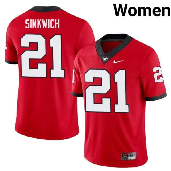 Women20202620Frank20Sinkwich20georgia20bulldogs20football20jersey20red.jpg