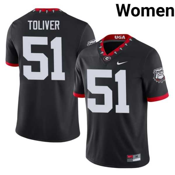 Women20Malachi20Toliver20202520georgia20bulldogs20football20jersey20mascot20100th20anniversary20black.jpg