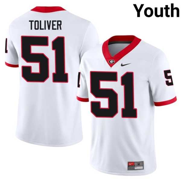 Youth20202520Malachi20Toliver20georgia20bulldogs20football20jersey20white.jpg