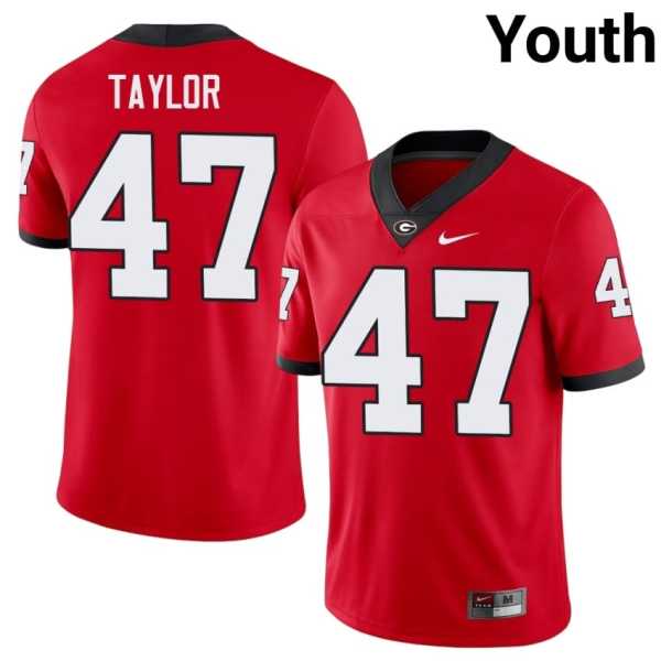 Youth20202520Will20Taylor20georgia20bulldogs20football20jersey20red.jpg