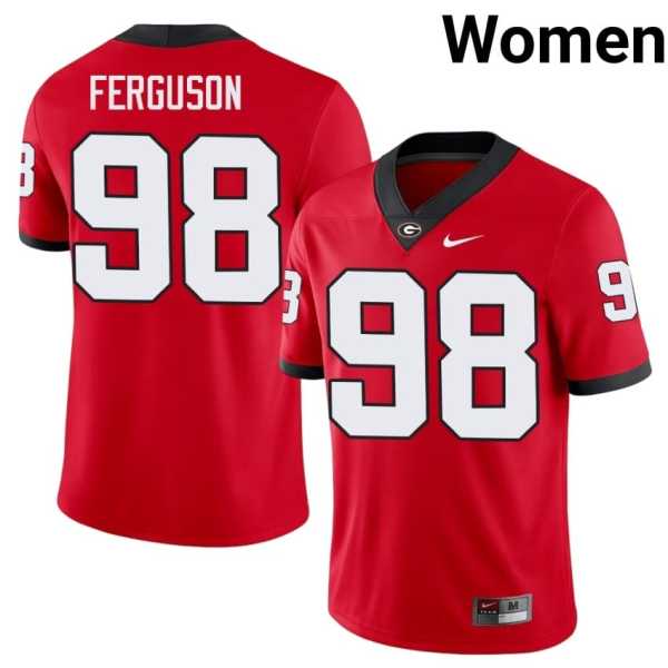 Women20202520Connor20Ferguson20georgia20bulldogs20football20jersey20red.jpg
