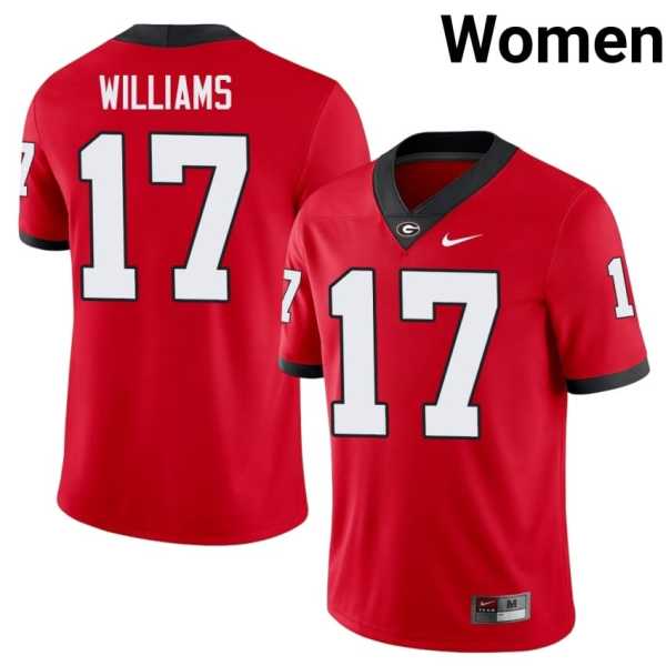 Women20202620Amaris20Williams20georgia20bulldogs20football20jersey20red.jpg