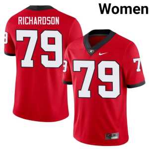 Red TyQuez Richardson Women UGA Alumni #79 Jerseys 157695-303 - Image 1