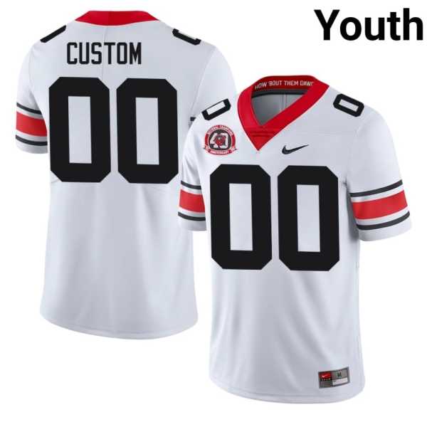 Youth20202520Custom20georgia20bulldogs20football20jersey20198020national20champions2040th20anniversary20white.jpg
