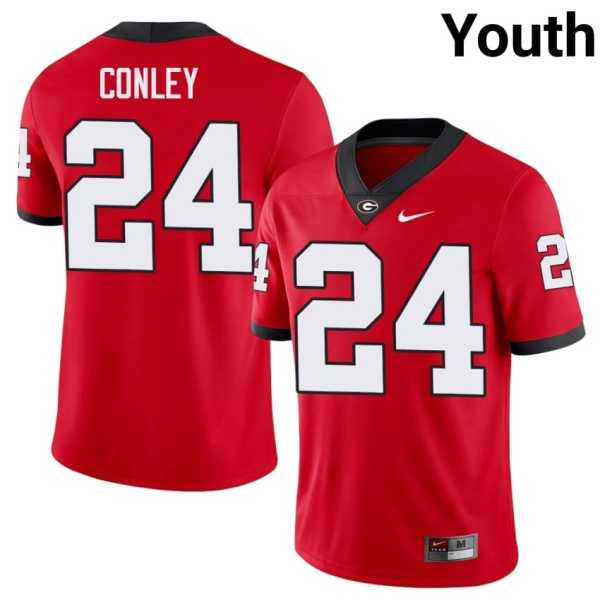 Youth20202620Braylon20Conley20georgia20bulldogs20football20jersey20red.jpg